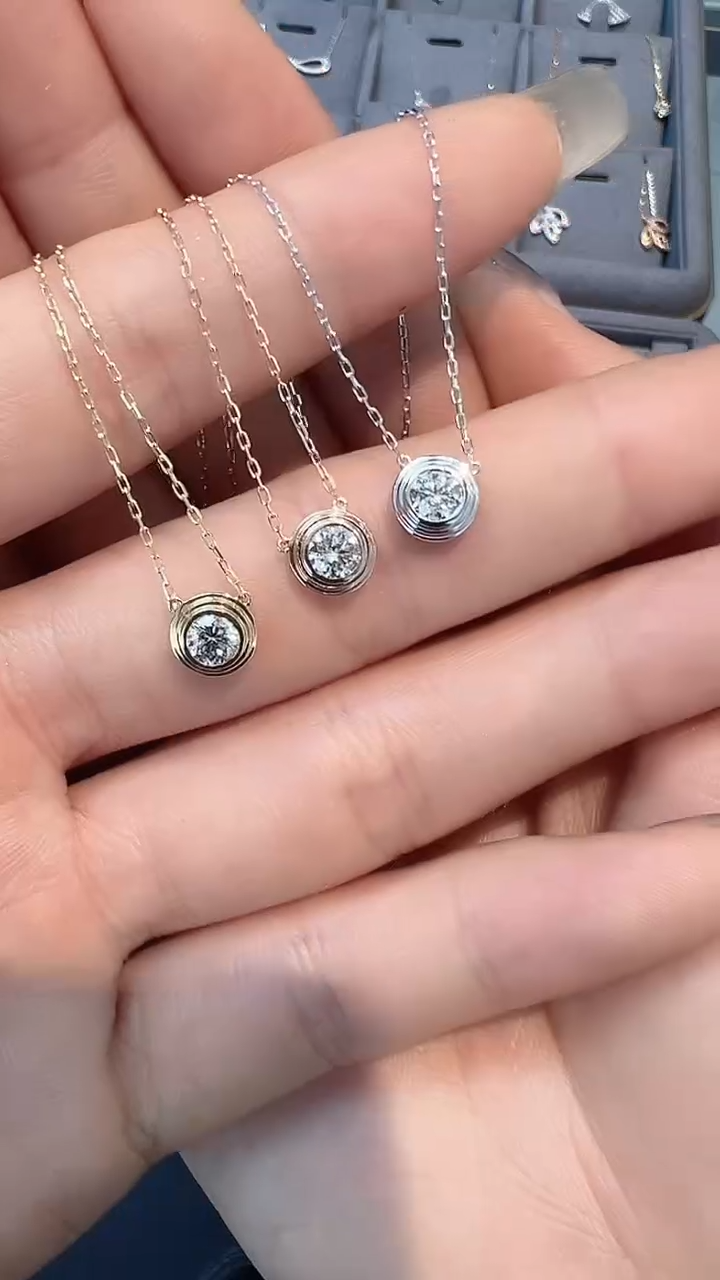 【闪购商品】钻石/18K金镶嵌项链多样性发一