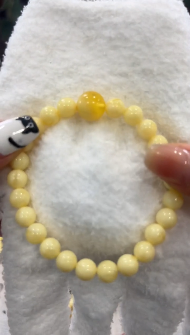 未镶嵌蜜蜡裸石天然俄料蜜蜡单珠时尚手串