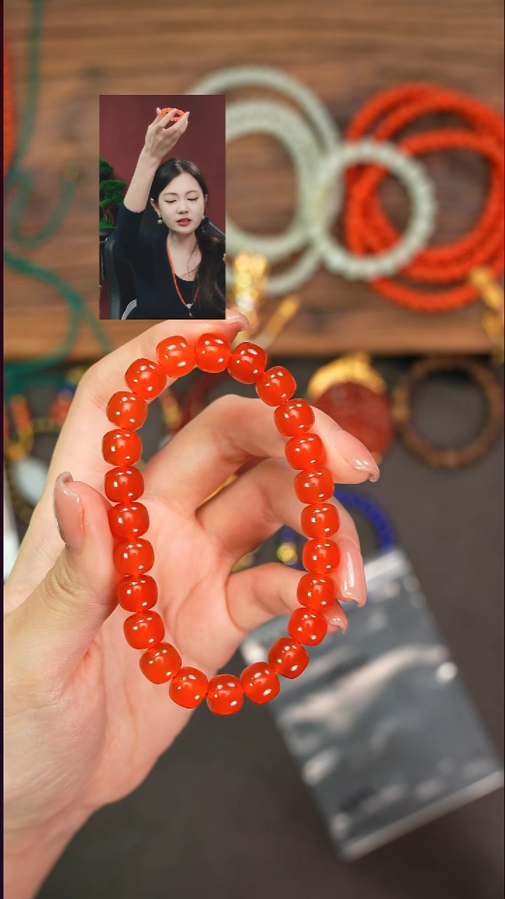 未镶嵌手串南红玛瑙勇*遇见文玩品质回血