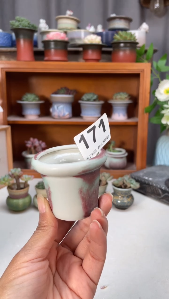 瓷片171知木小芳花盆
