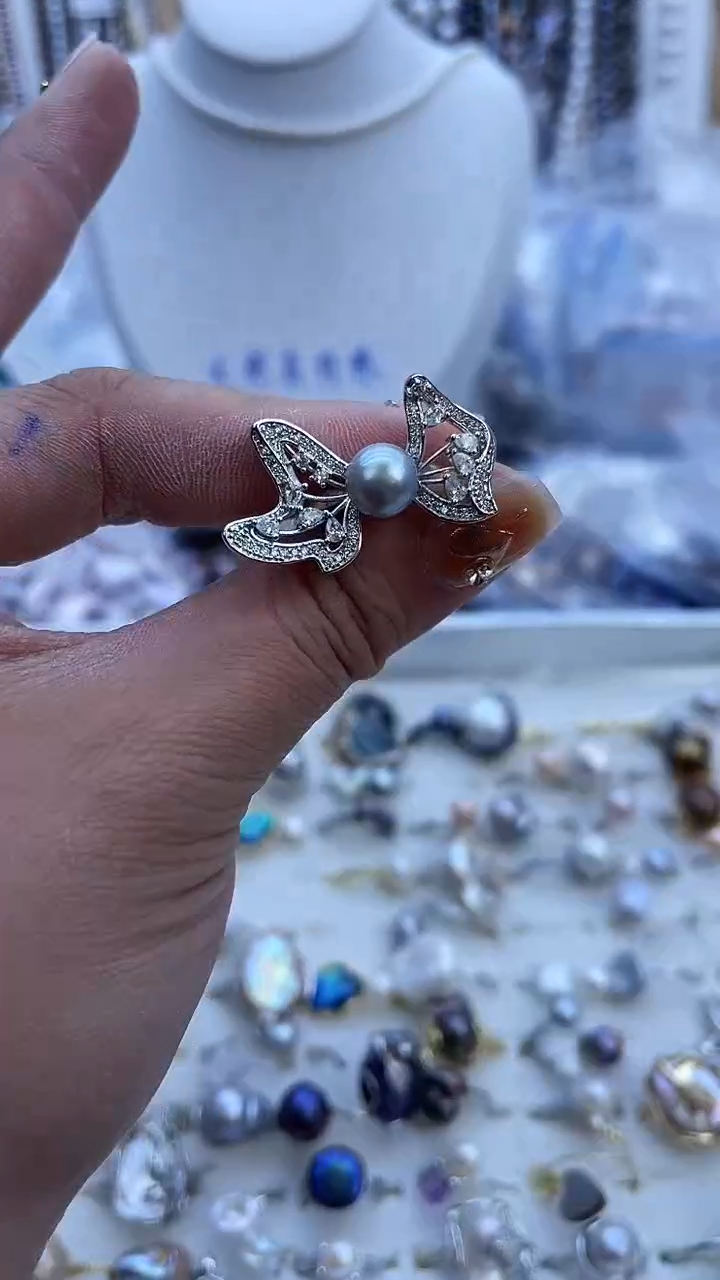 【闪购商品】淡水珍珠戒指未镶嵌963