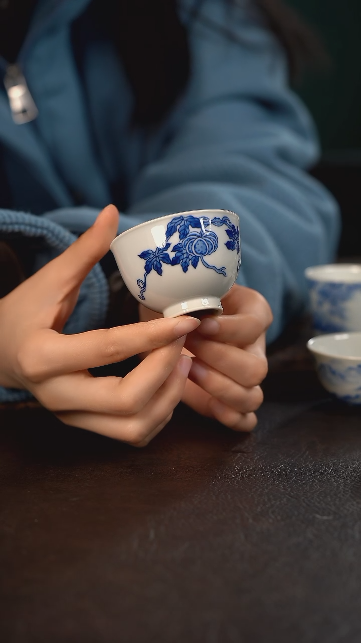 【闪购商品】杯HLX陶瓷折枝南瓜小鸡杯