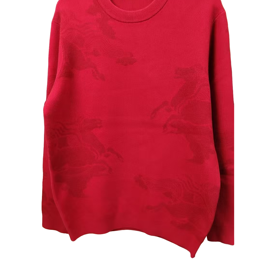 25男士时尚休闲百搭纯色秋冬长袖圆领毛衣MY401