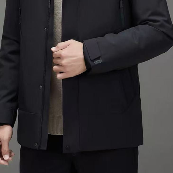 508-情侣款时尚休闲百搭保暖风衣外套