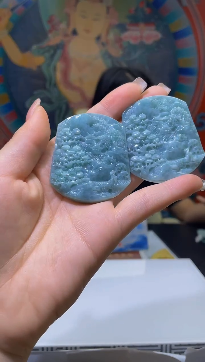 翡翠未镶嵌颈饰MFC0713059（多样性发其一）