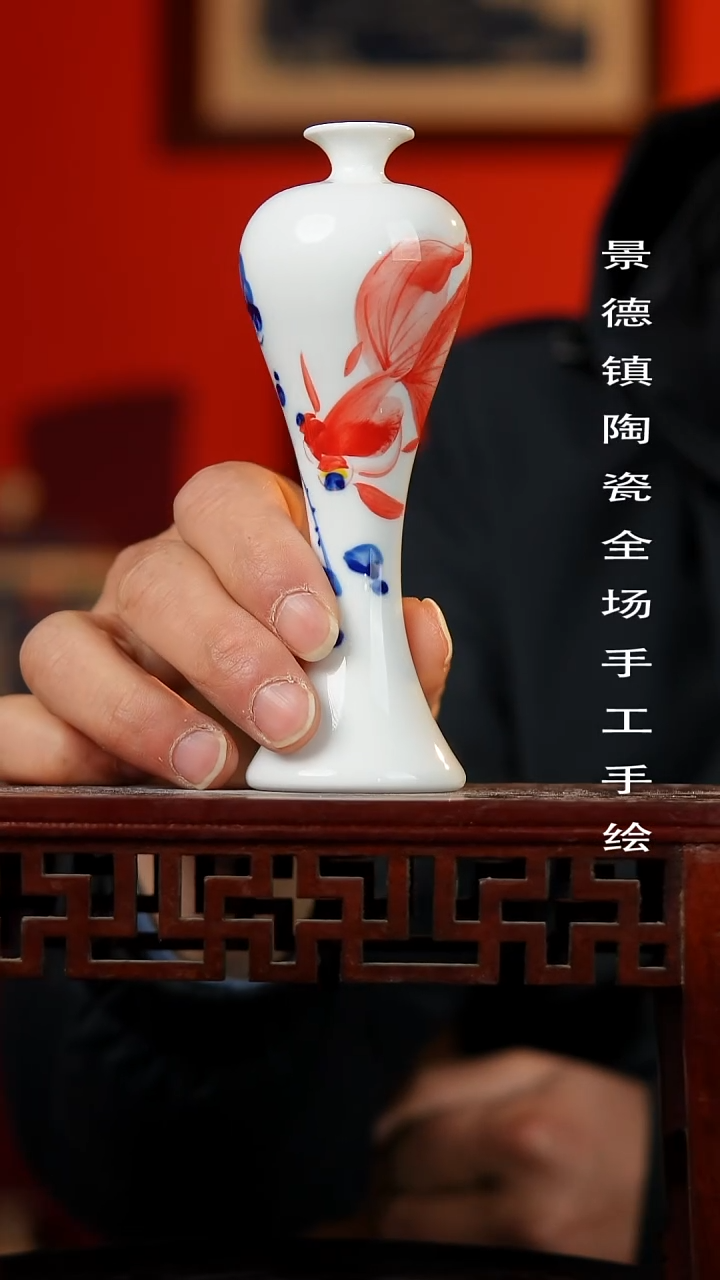 【闪购商品】摆件景德镇陶瓷手工手绘