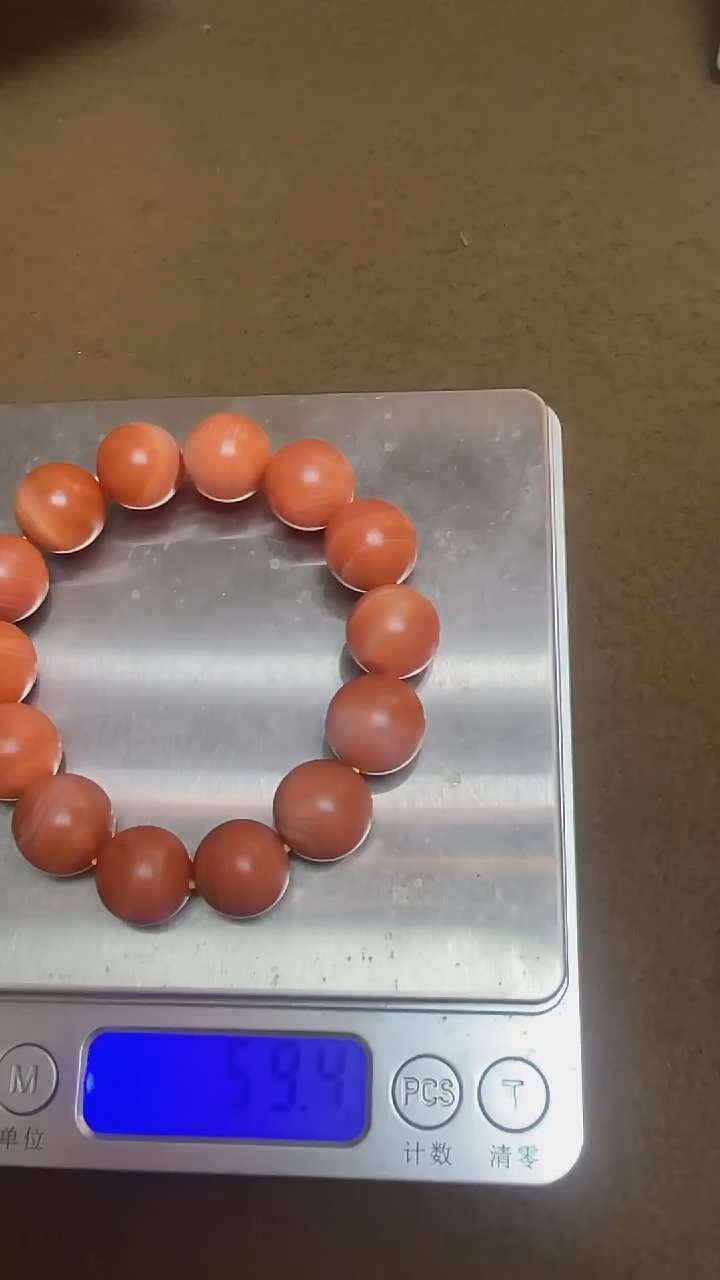 【闪购商品】南红玛瑙1未镶嵌ZJ 手串59克