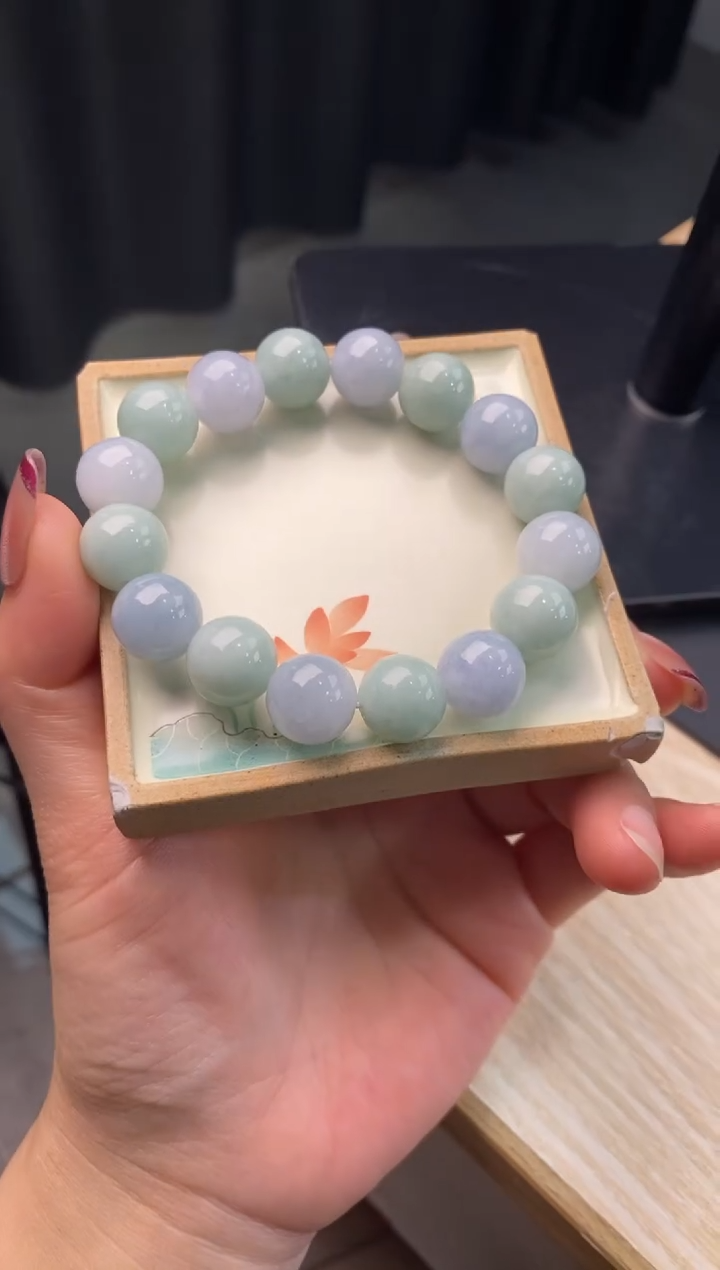 【闪购商品】翡翠手链未镶嵌手串128