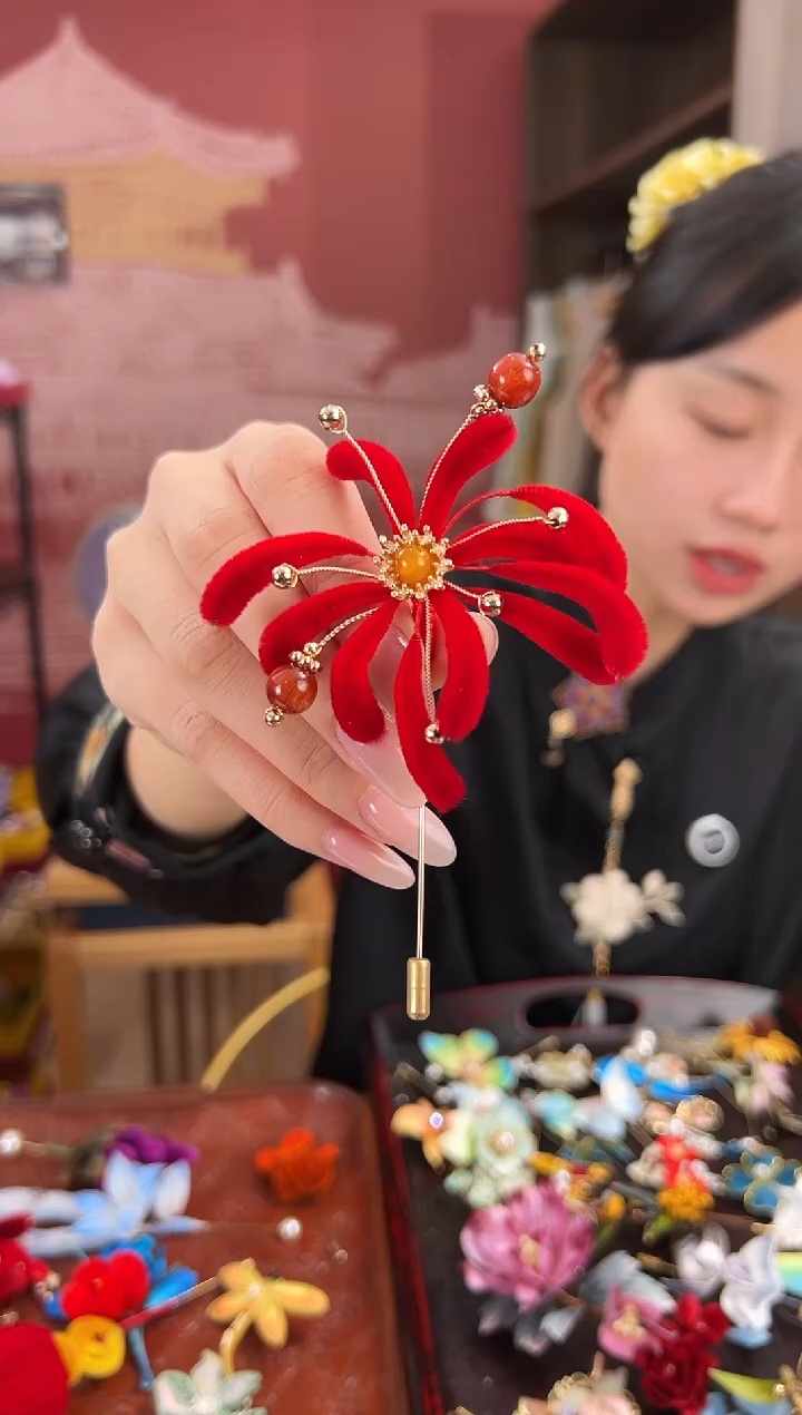 【闪购商品】刺绣 苏绣世家非遗手工（耳环） 