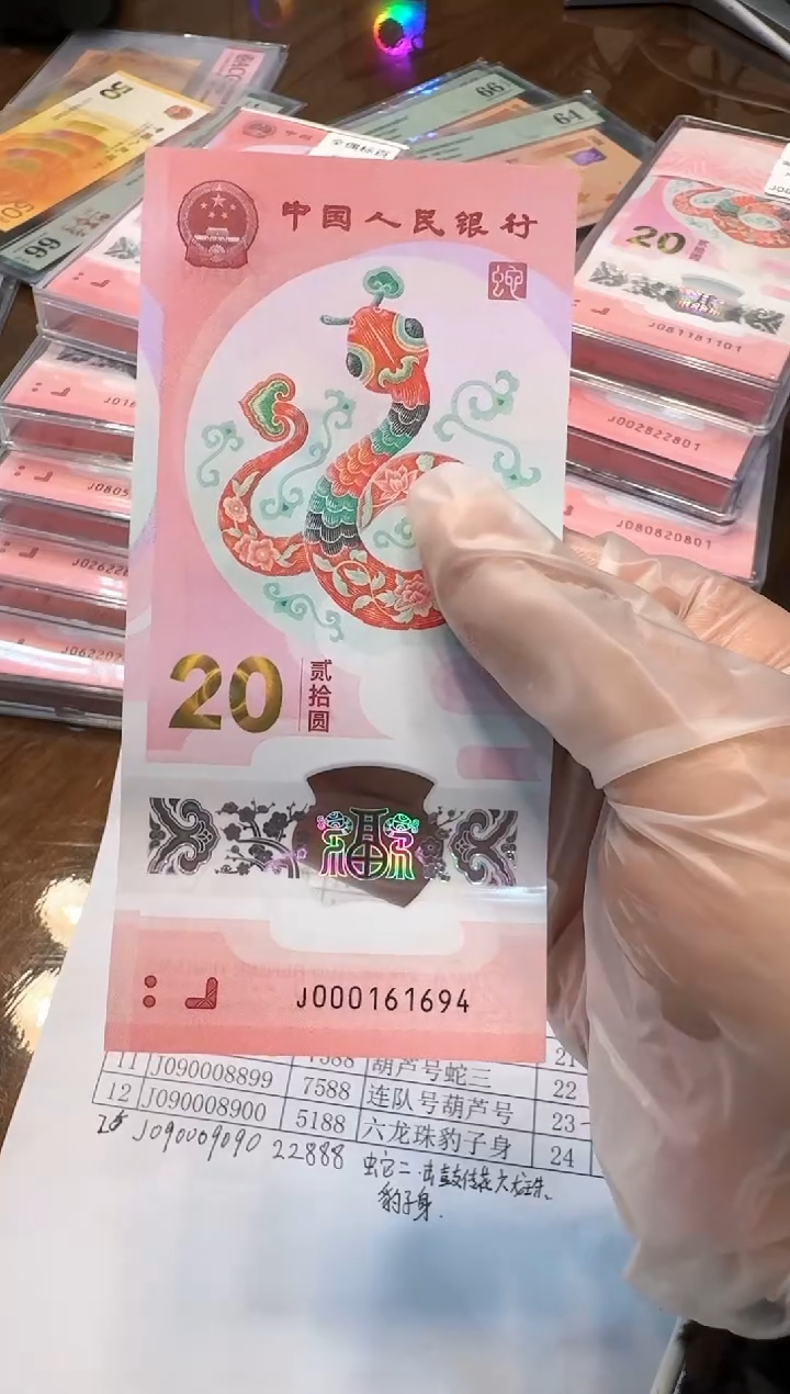 【闪购商品】塑料蛇年纪念钞小司令J000161694