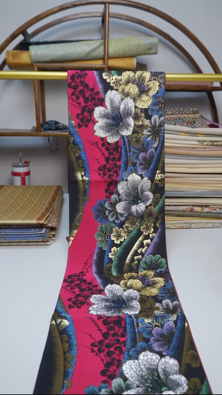 织绣103彩金花卉花卉