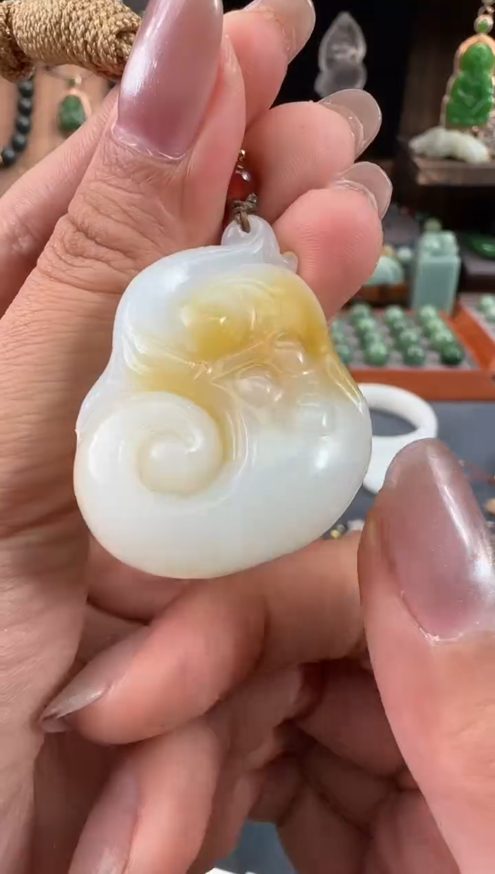 【闪购商品】和田玉吊坠未镶嵌1