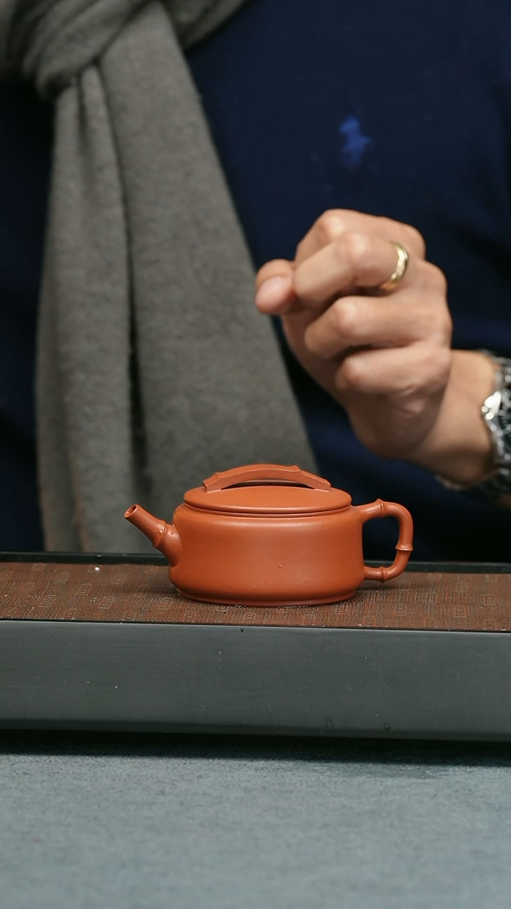 【闪购商品】紫砂茶壶五堂玉竹-广陵散