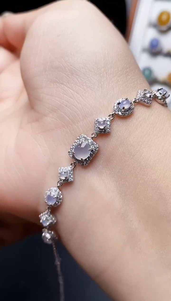 银S925镶嵌戒指翡翠1457