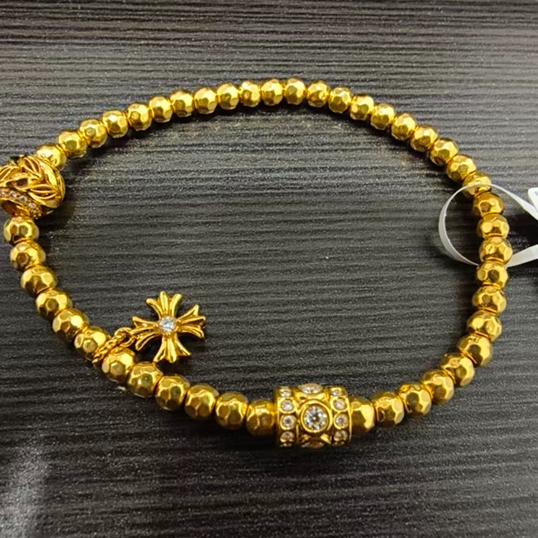 【莹莹专享】足金999 雪花蹦迪珠 2.35 GP 纳金添福 