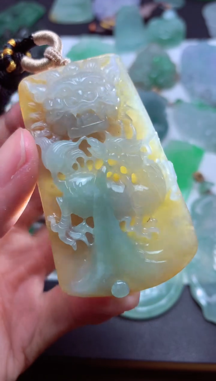 【闪购商品】翡翠颈饰未镶嵌天然翡翠
