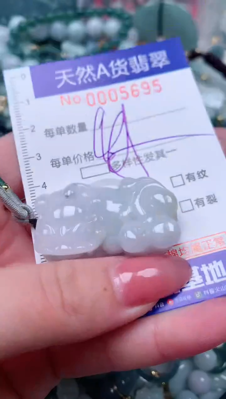 【闪购商品】翡翠颈饰未镶嵌00005695