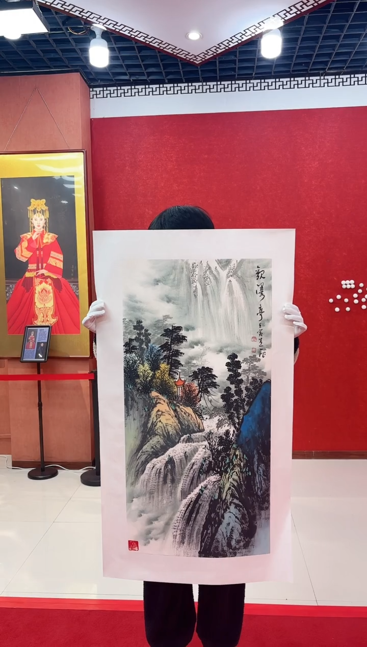 【闪购商品】国画国画道一老师亲笔绘画作品D45