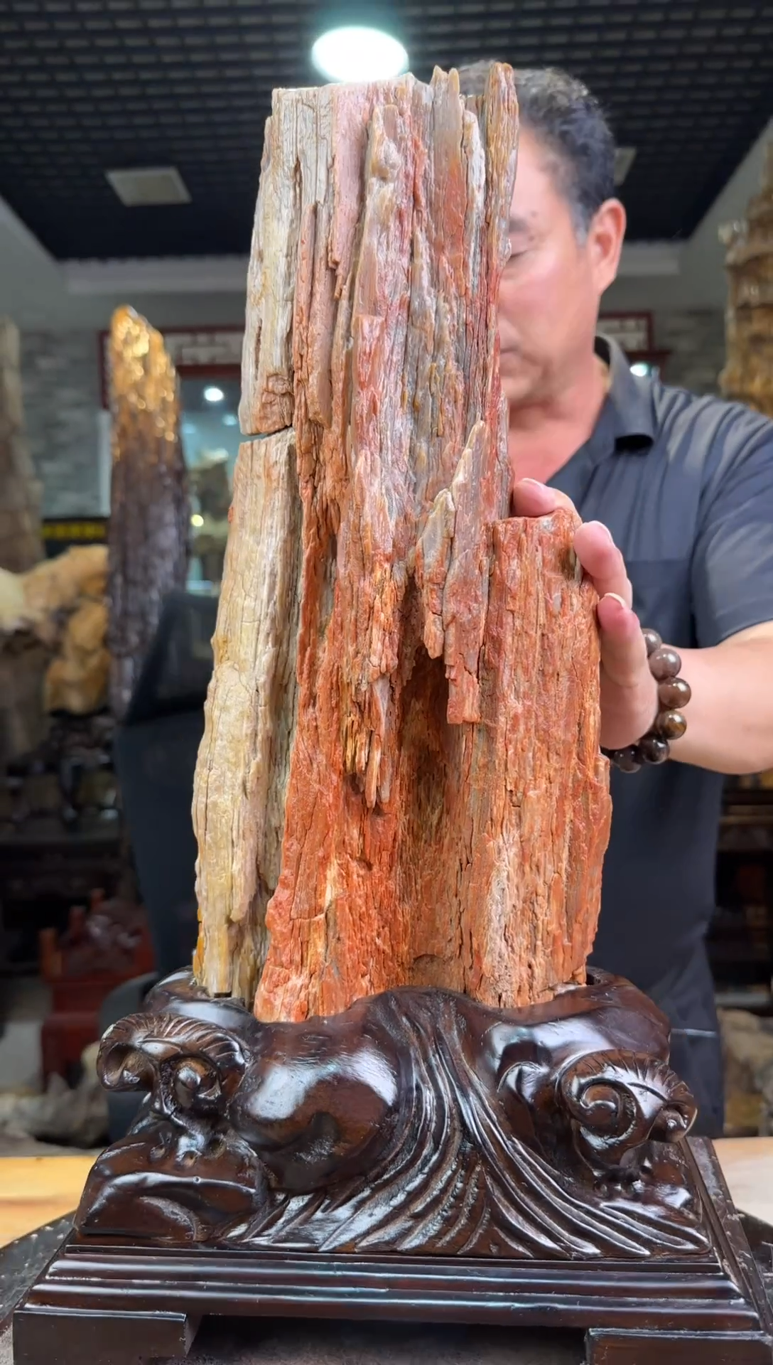 石材恒硕中式奇石摆件