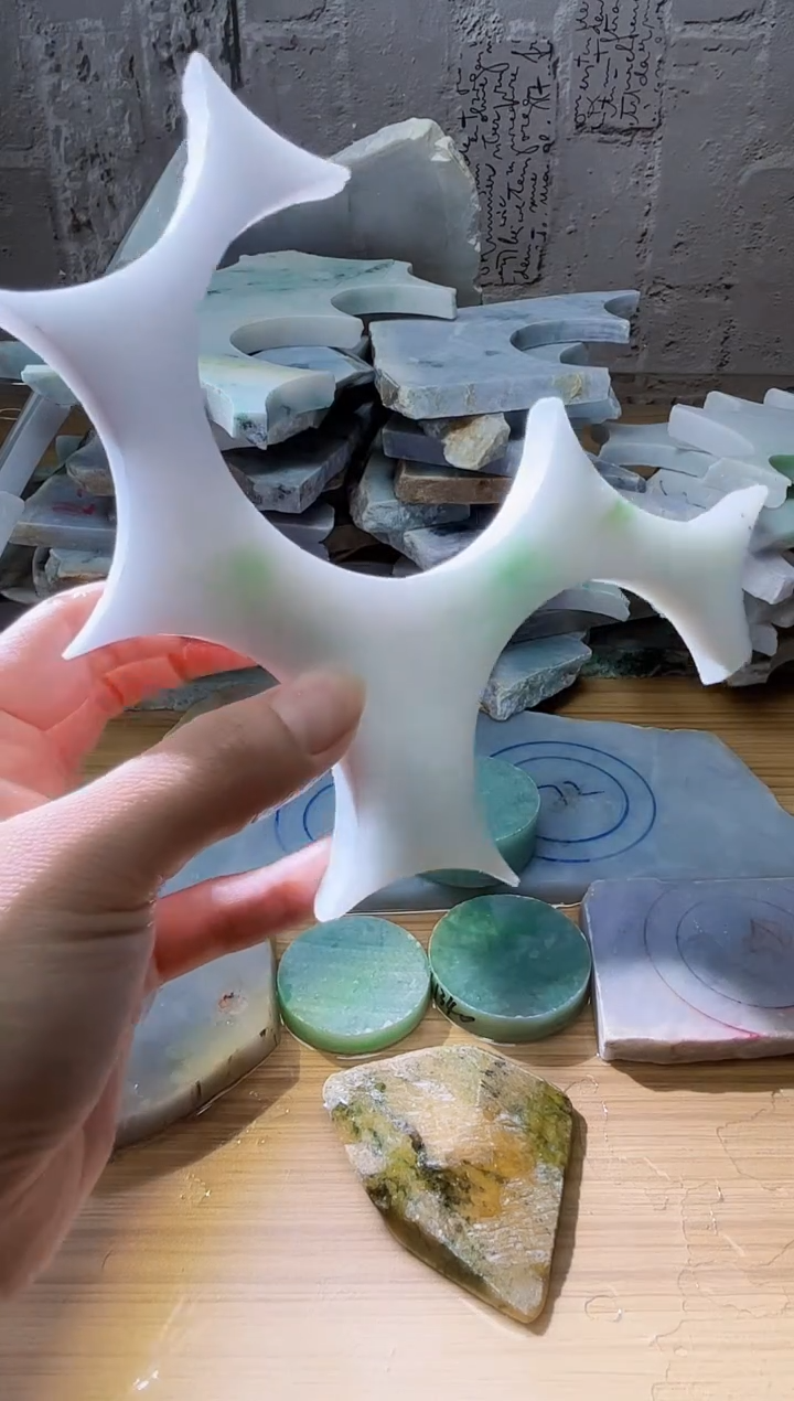 裸石翡翠天然翡翠A货石 南 669