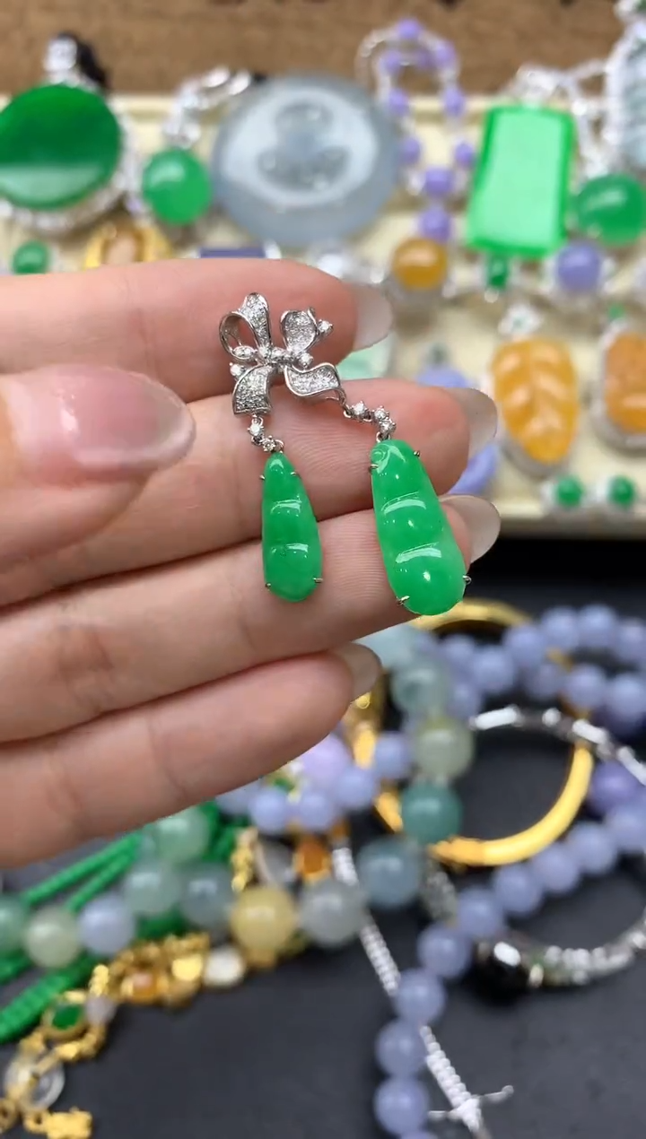 【闪购商品】翡翠颈饰18K金镶嵌474-中国好珍宝