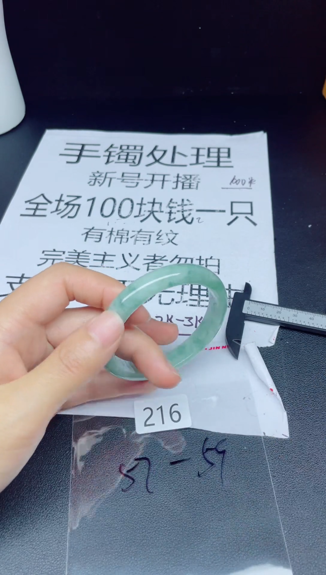 未镶嵌手镯翡翠216