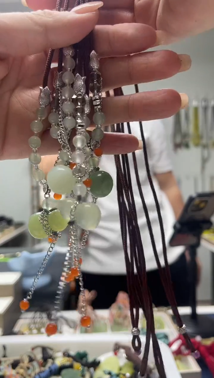 未镶嵌岫玉颈饰多样性发货 拍一发一