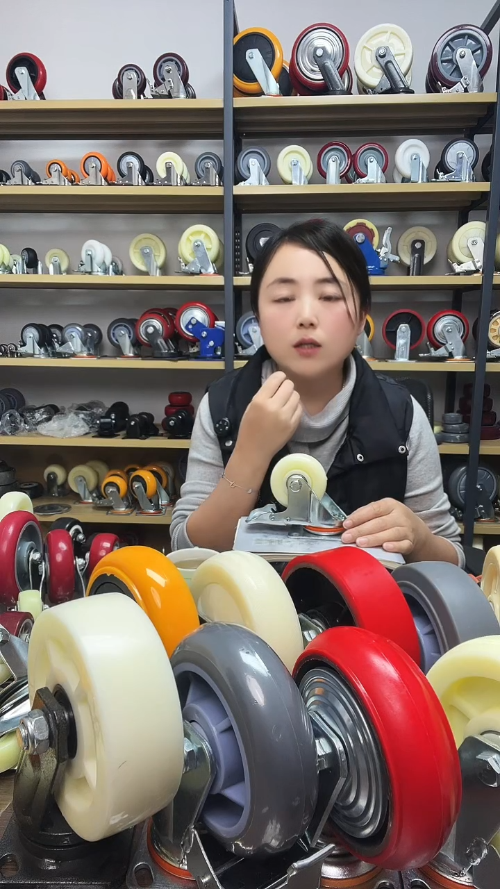 6寸灰胶单轮四个