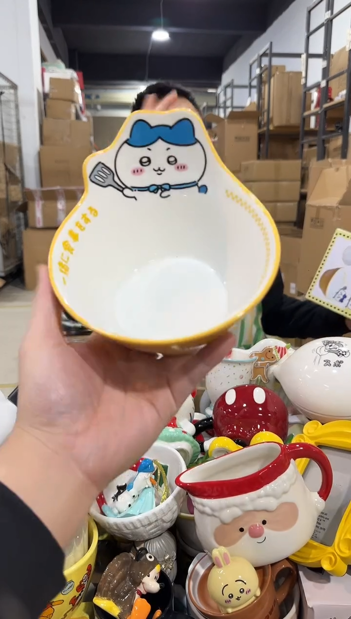 瓷片原盒小八沙拉碗