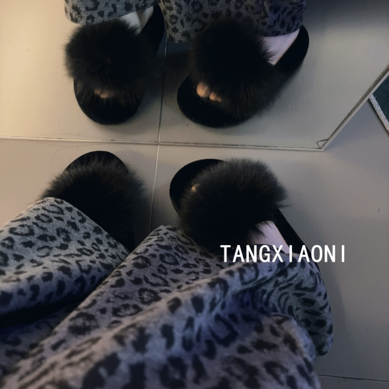 5店 加厚版 廓阔灰豹裤潮牌女装