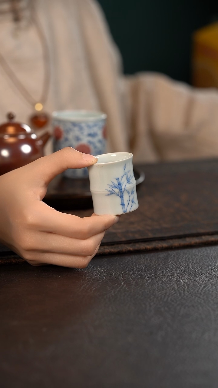 【闪购商品】杯聚澜堂竹子小竹节杯