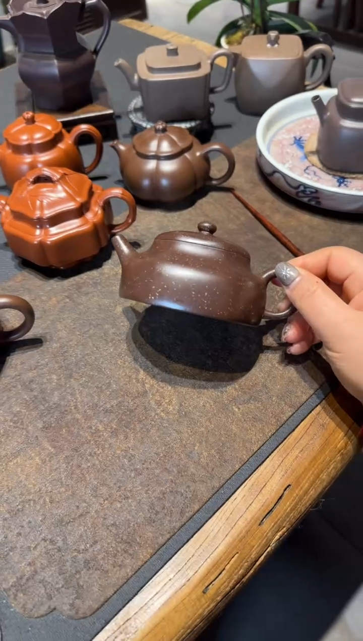 【闪购商品】紫砂茶壶六方静乐 铺砂