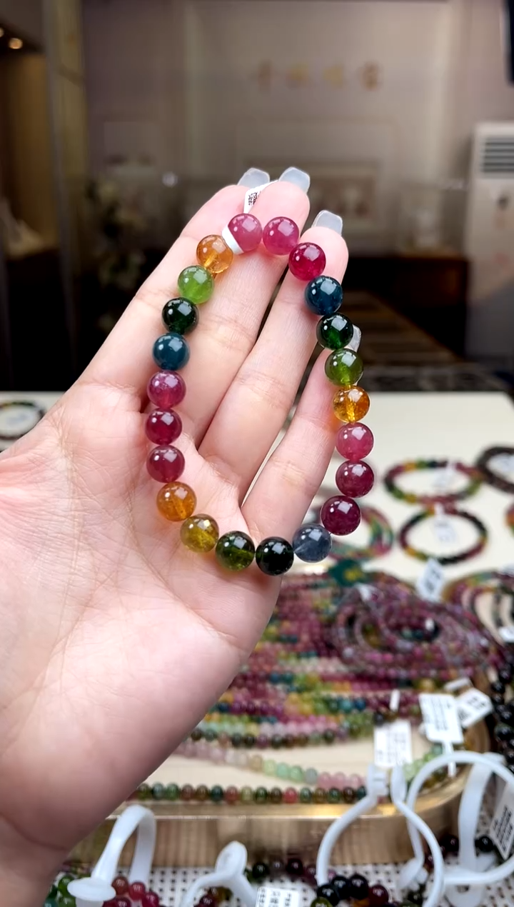 【闪购商品】碧玺/未镶嵌8mm+碧玺单圈多样性发货