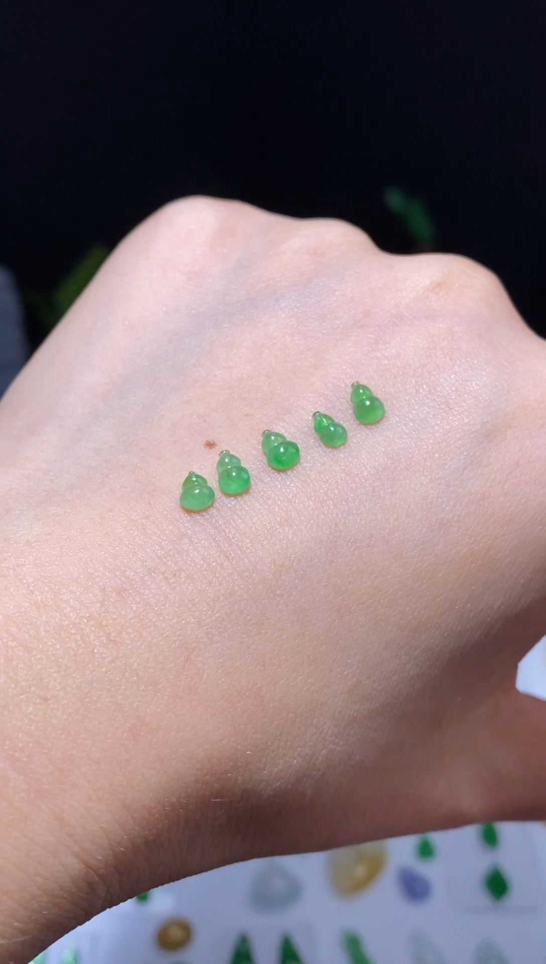 未镶嵌定制翡翠葫芦