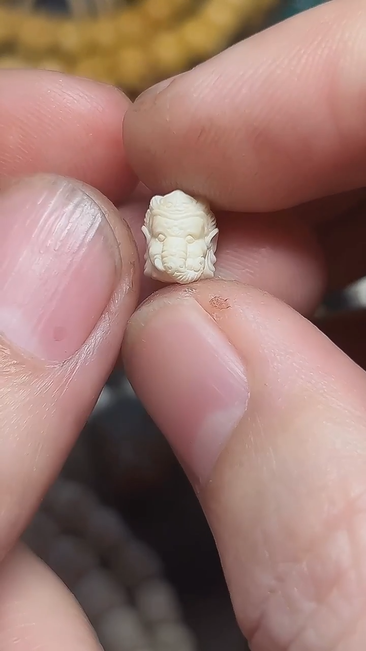 其他猛犸象牙象神顶珠7mm