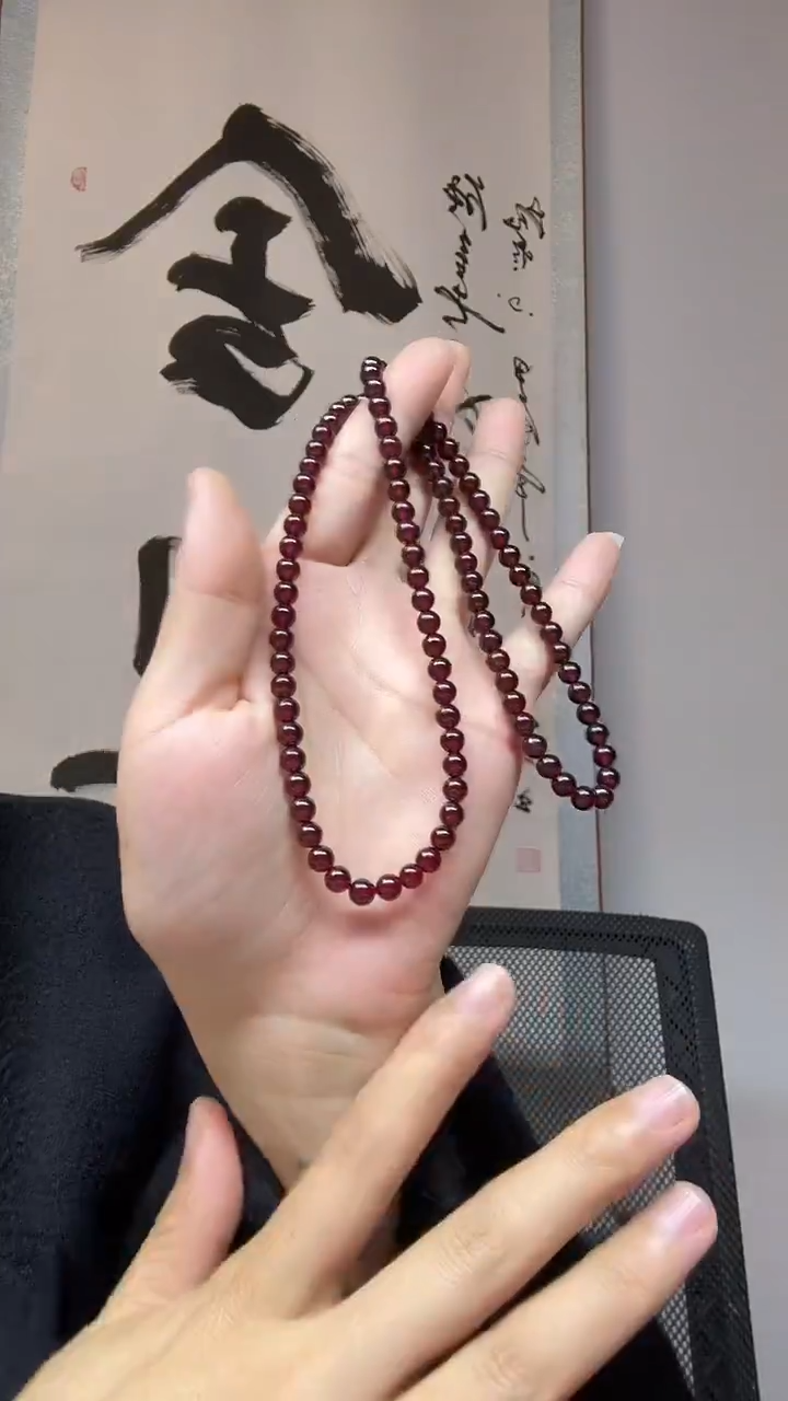 项链未镶嵌石榴石卡5