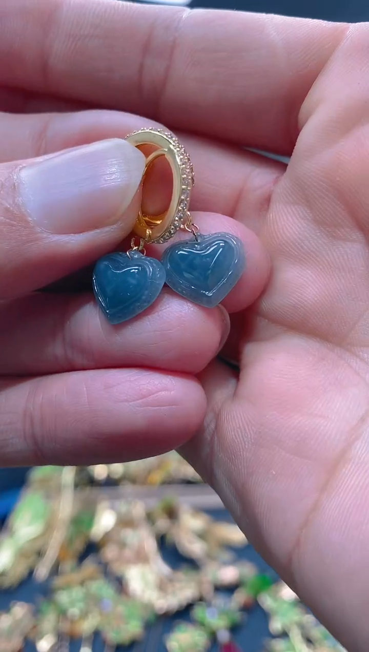 【闪购商品】翡翠耳饰合金299翡翠耳包