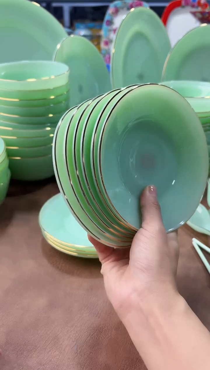 玉瓷6英寸骨碟6个景德镇陶瓷 