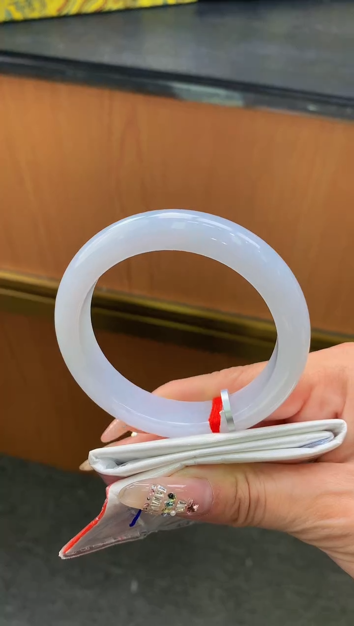 未镶嵌手镯翡翠-F76-正圈56.3