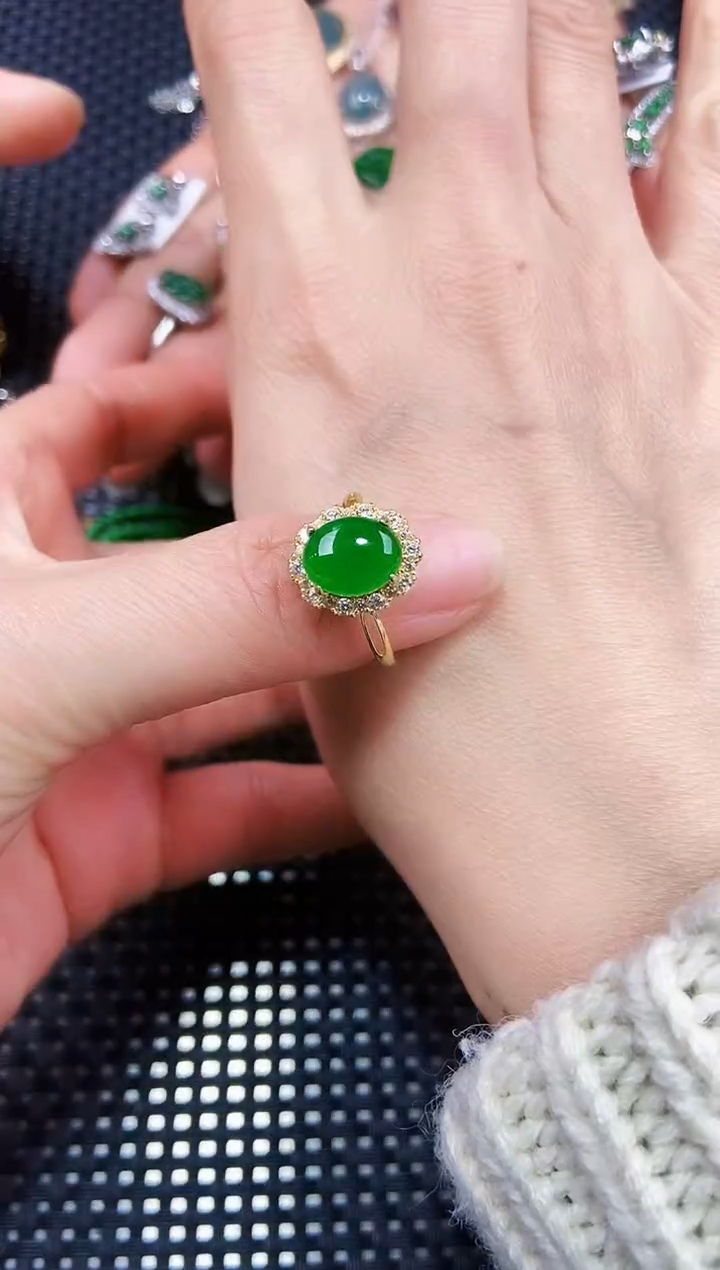 【闪购商品】翡翠戒指未镶嵌11111111