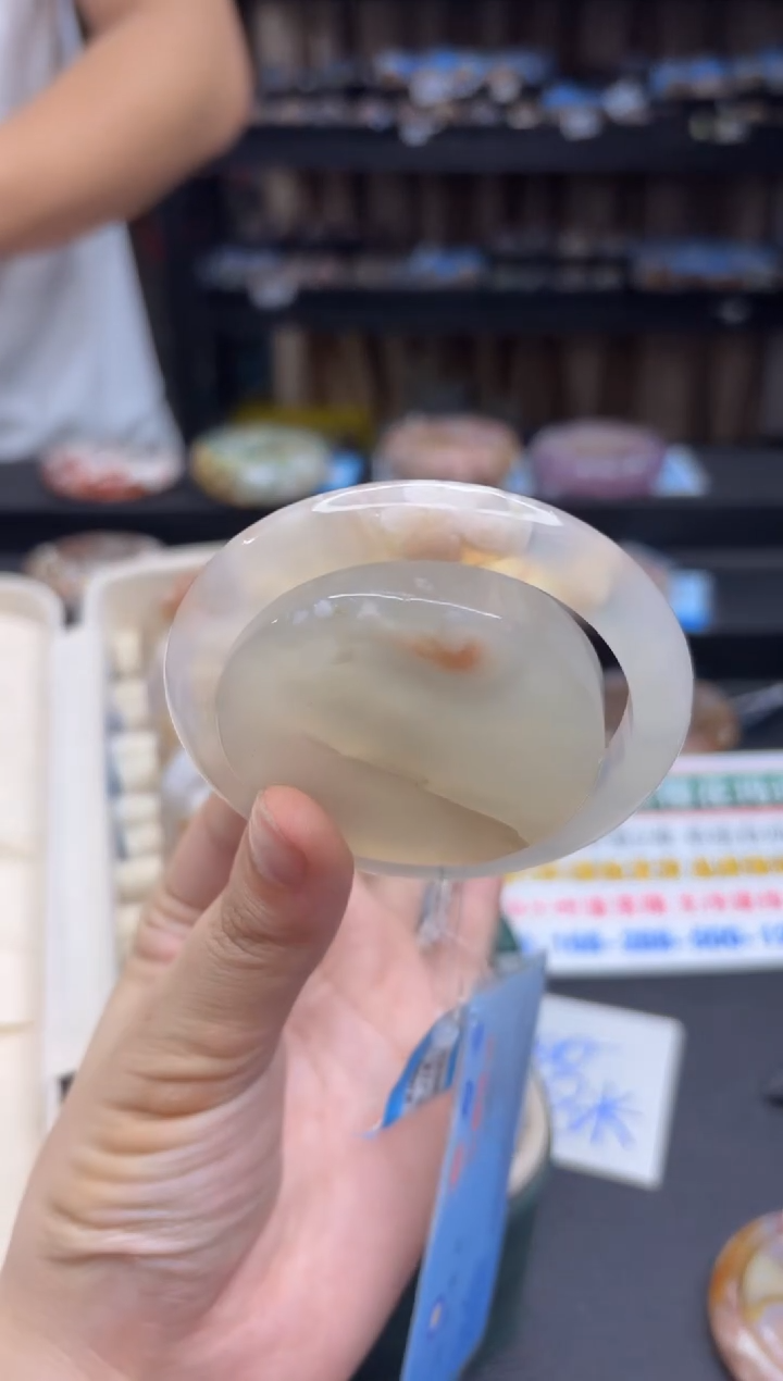 石英质玉未镶嵌手镯728（56圈赠送镯心）