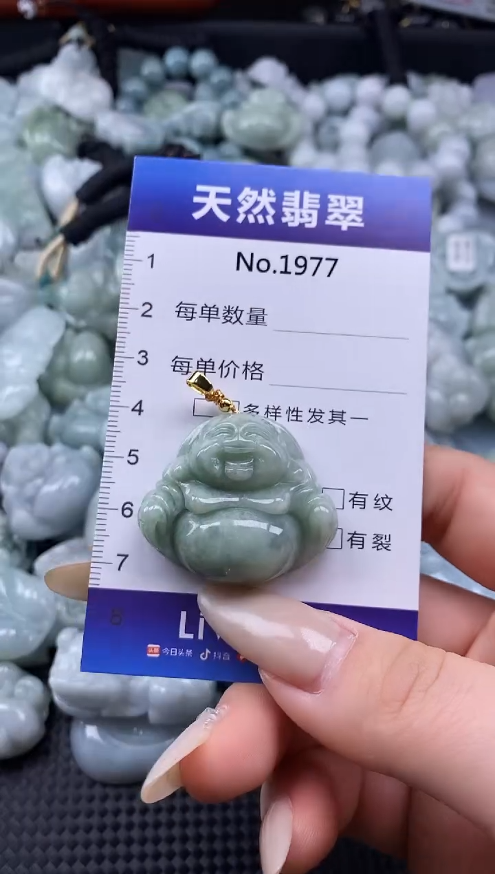【闪购商品】翡翠颈饰未镶嵌缅甸A货翡翠1977