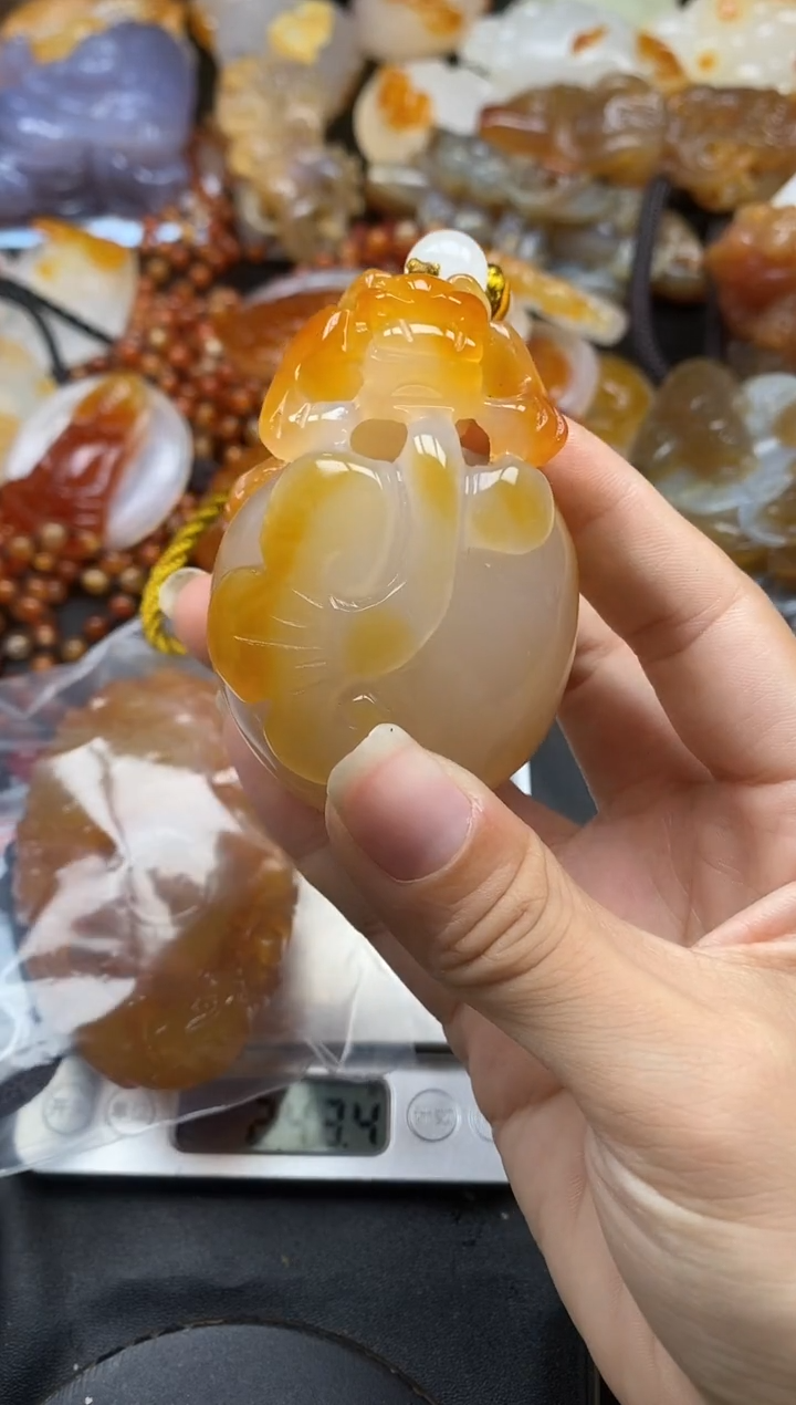 未镶嵌1玛瑙/玉髓山*强ll