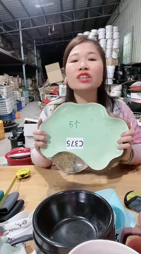【闪购商品】c375瑕疵盘子一个，，