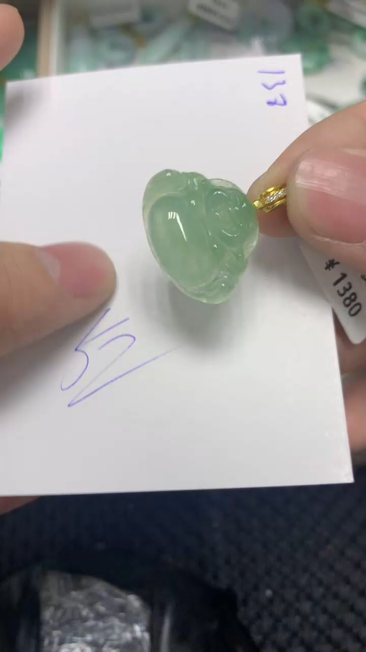 颈饰未镶嵌翡翠缅甸A货翡翠