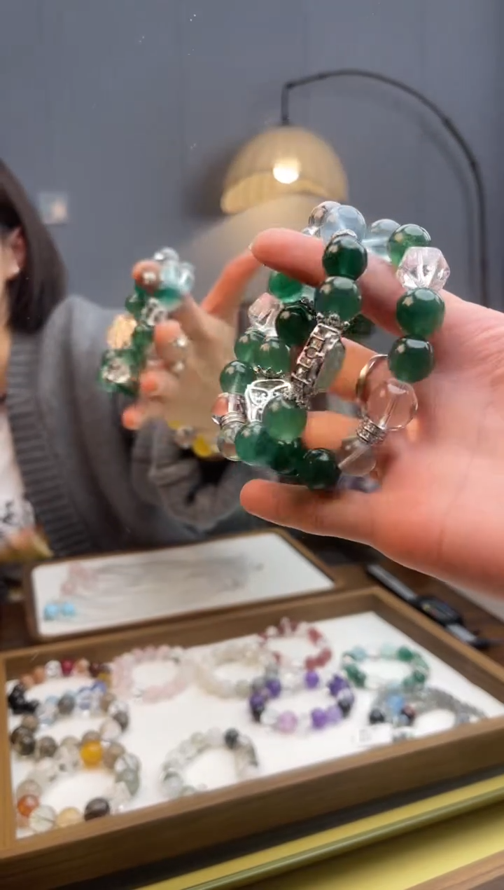 【闪购商品】水晶手链合金白水晶