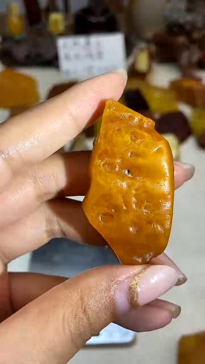 定制琥珀天然琥珀蜜蜡原石13.5g