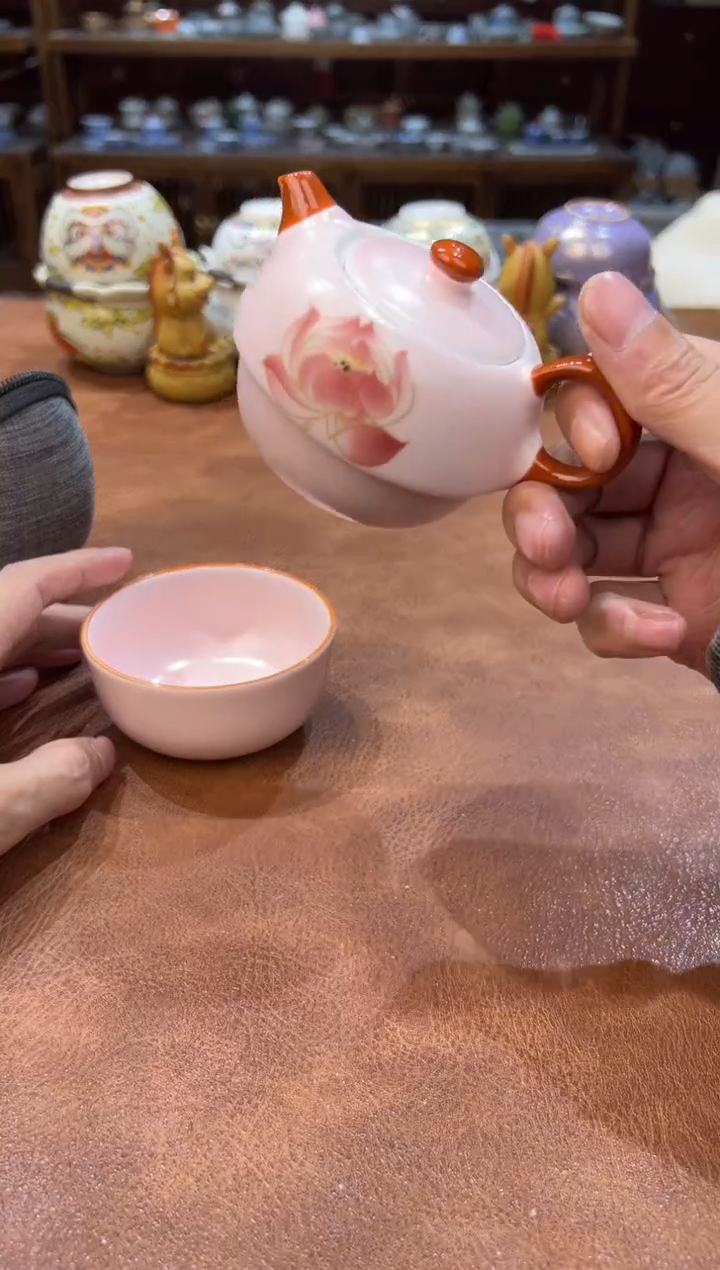 真的很便宜会开片的旅行茶具