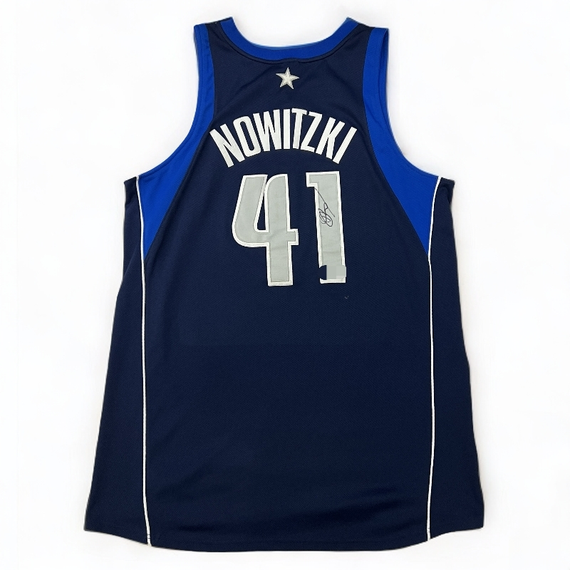 【KinSign】 诺维茨基亲签 独行侠队亲签球衣元年AU （含JSA大证书）