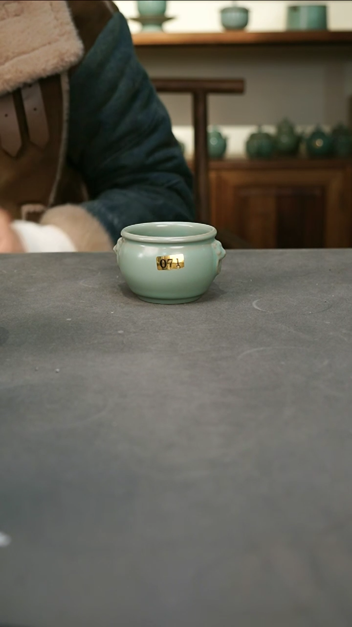 【闪购商品】君子汝瓷【虎头缸杯】一级